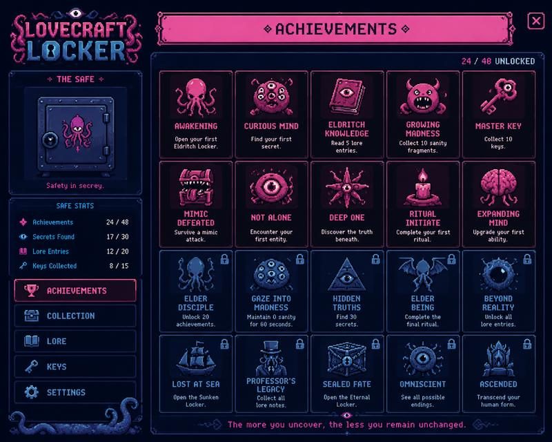 Lovecraft Locker 角色路线 资料图 8