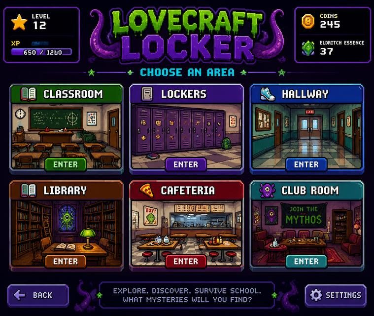 Lovecraft Locker 菜单操作 专题图 3